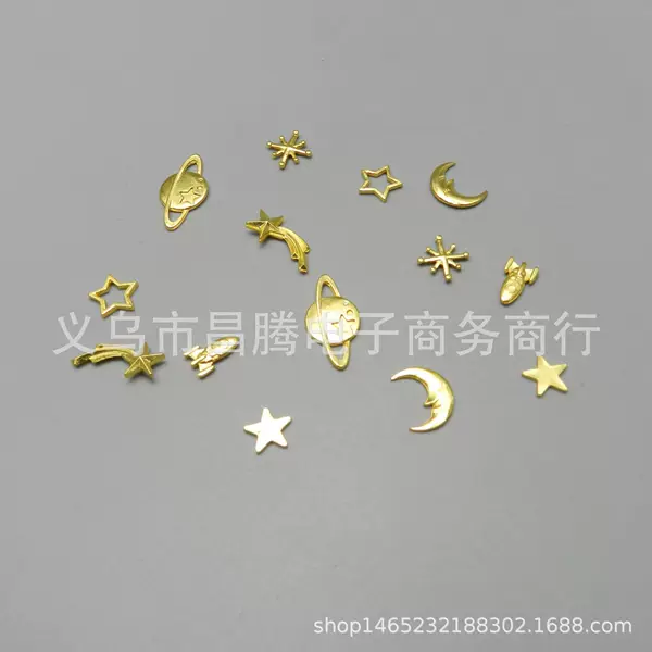 Stars star Moon drop glue UV transparent enclosing decoration Endless Universe Planet filling uv drop glue border