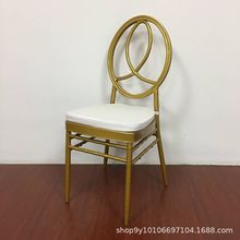 厂家直销金属竹节椅 凤凰椅 宴会婚庆椅子餐 亚克力塑料竹节椅