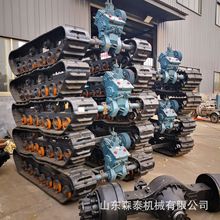 工厂批发橡胶履带底盘 机械变速箱履带底盘 遥控电动底盘