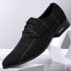 Cloth summer breathable classic suit pointy toe for leisure, trend universal footwear, Korean style