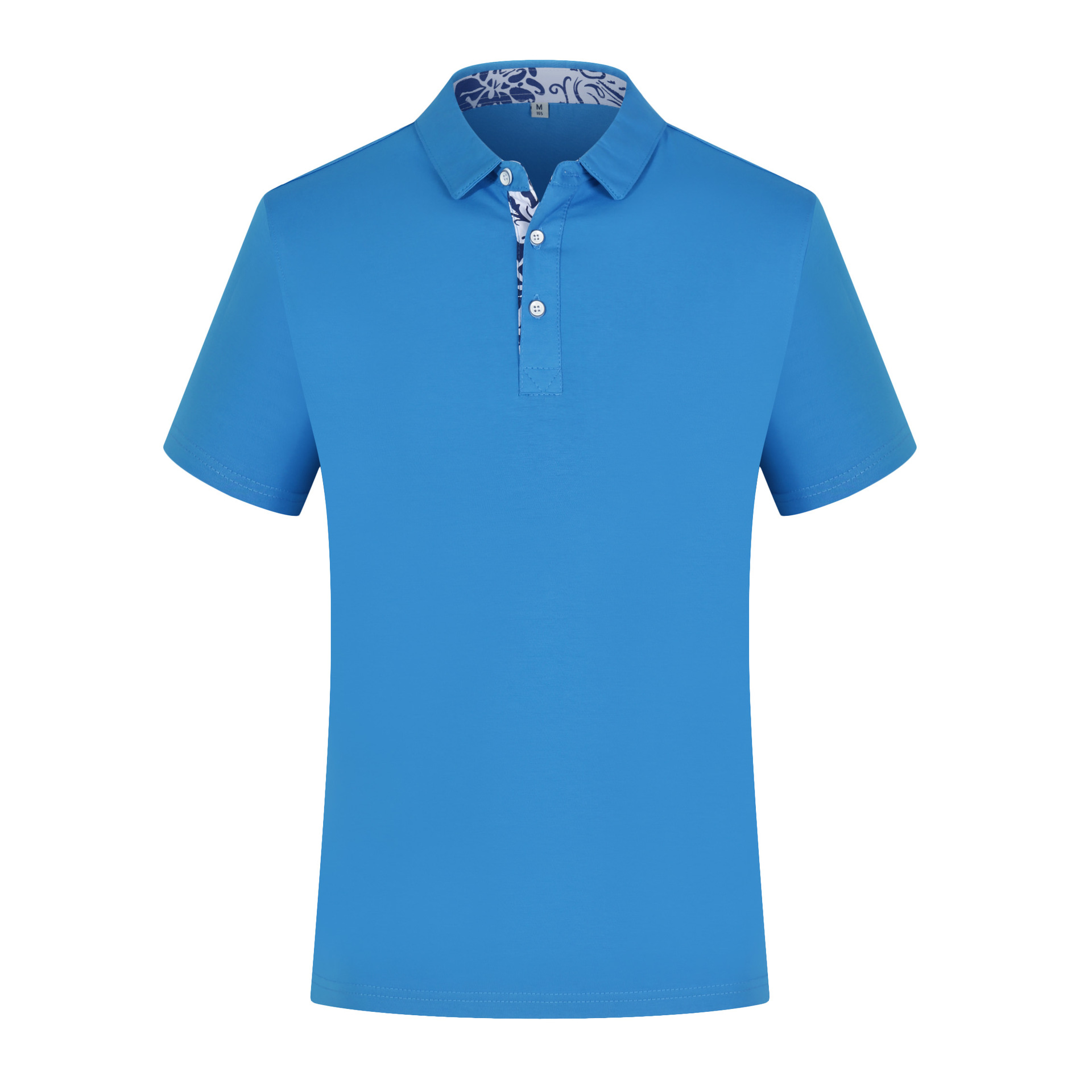 Porcelana azul y blanca camisa de polo de solapa Lisa logotipo personalizado publicidad camisa cultural camiseta ropa de trabajo personalizada lote de manga corta image 11