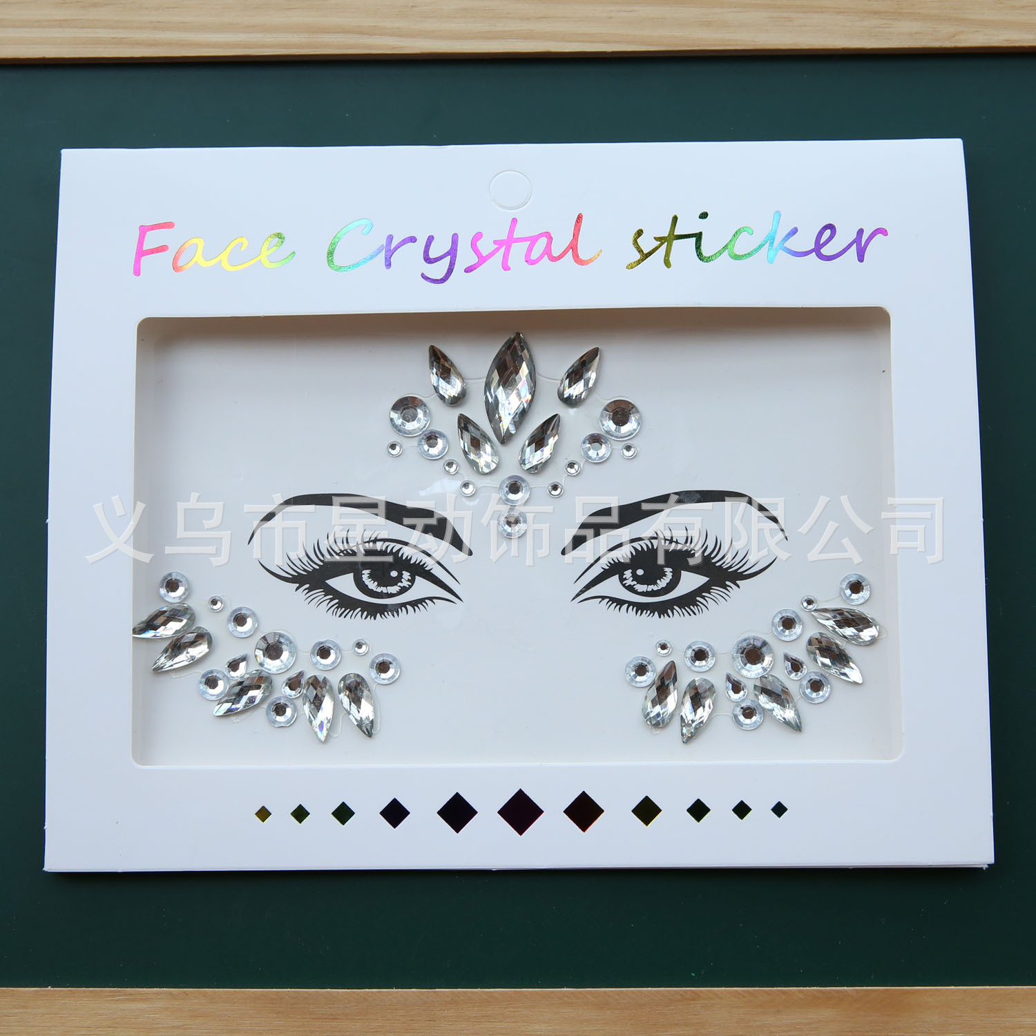 Crystals face sticker ˮü걦ʯ곧