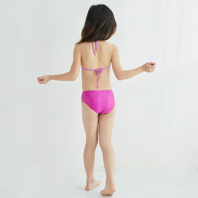 Comercio exterior europeo y americano traje de baño para niños traje de baño para niñas traje de Bikini lindo sirena dividida pequeño mediano y grande niños