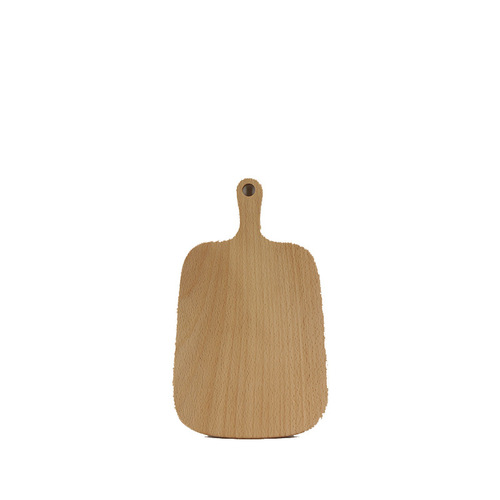 Wooden bread board, solid wood cutting board, beech wood serving board, pizza fruit baby food tray plate