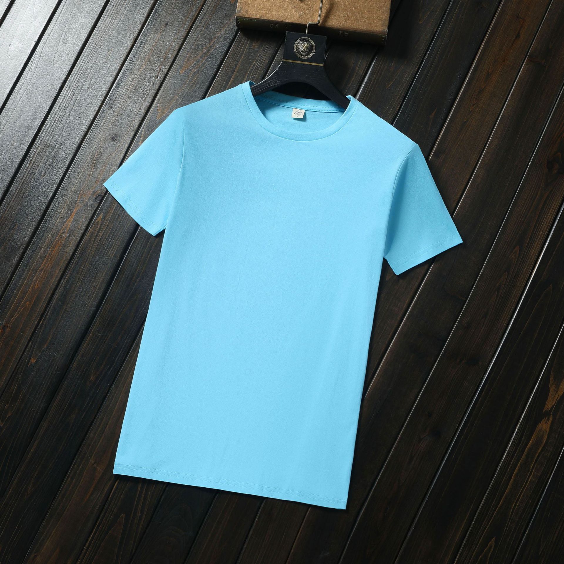 Camiseta de cuello redondo de algodón logotipo personalizado camisa cultural camisa de publicidad camisa de polo manga corta ropa de trabajo personalizada ropa de grupo al por mayor image 14