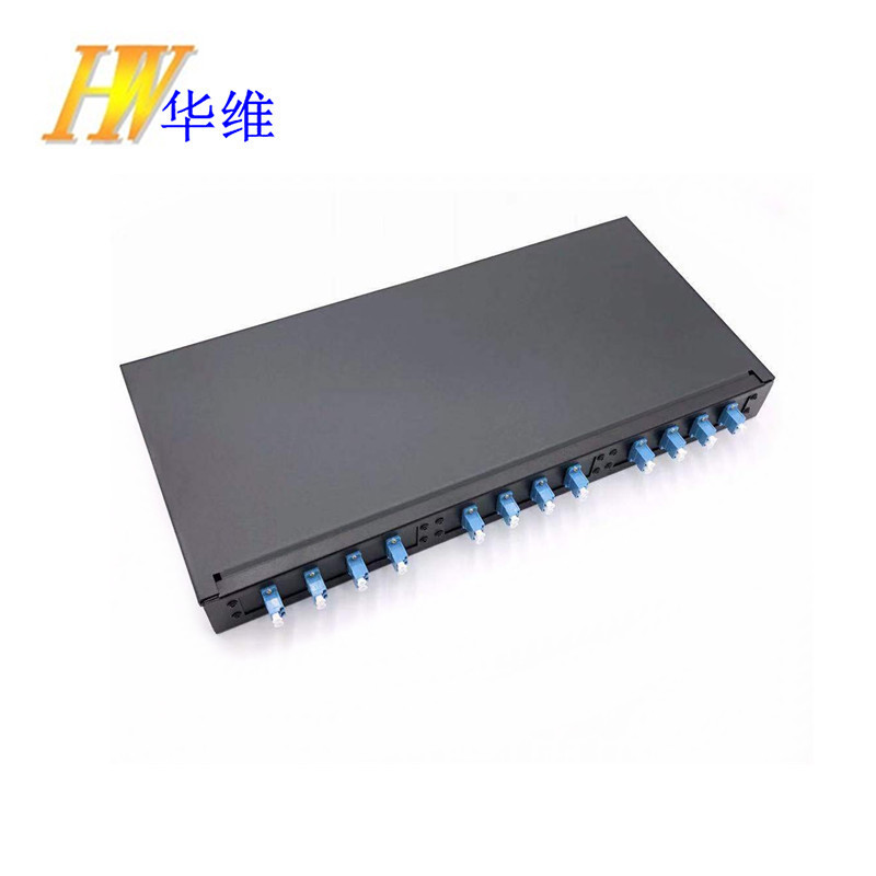 批发12口机架式光纤盒 24芯LC 电信级满配终端盒 光纤配线架