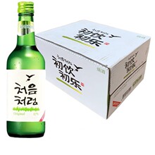 韩国进口 初饮初乐原味烧酒360ml*20瓶装