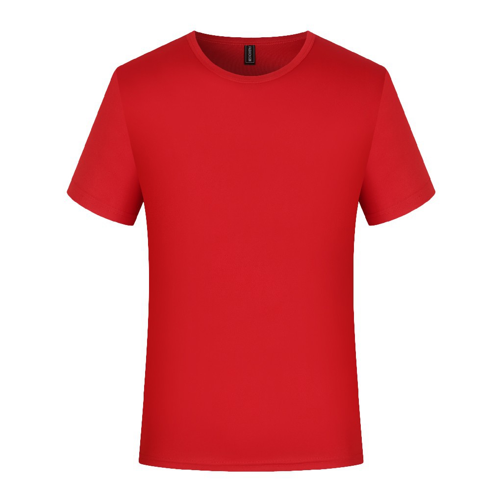 De alta gama de seda de hielo de secado rápido cuello redondo Camiseta logotipo personalizado publicidad camisa cultural camisa polo ropa de trabajo personalizada al por mayor