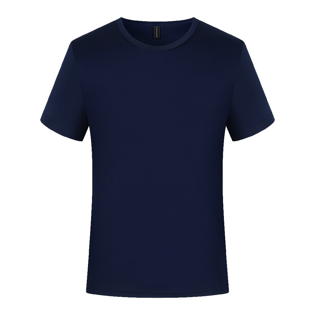 De alta gama de seda de hielo de secado rápido cuello redondo Camiseta logotipo personalizado publicidad camisa cultural camisa polo ropa de trabajo personalizada al por mayor