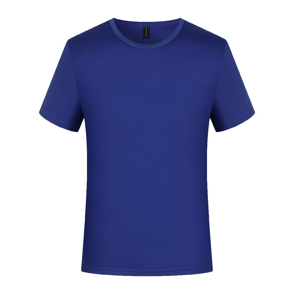 De alta gama de seda de hielo de secado rápido cuello redondo Camiseta logotipo personalizado publicidad camisa cultural camisa polo ropa de trabajo personalizada al por mayor