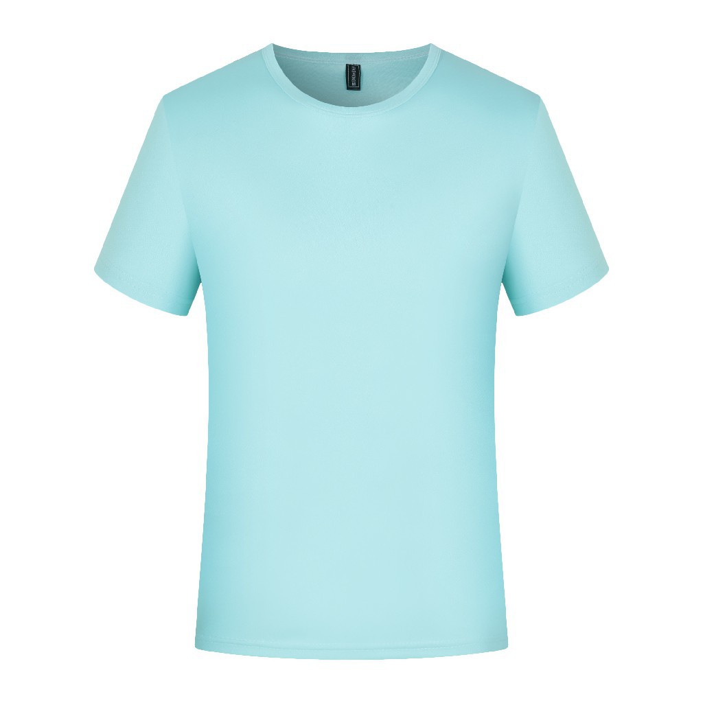 De alta gama de seda de hielo de secado rápido cuello redondo Camiseta logotipo personalizado publicidad camisa cultural camisa polo ropa de trabajo personalizada al por mayor