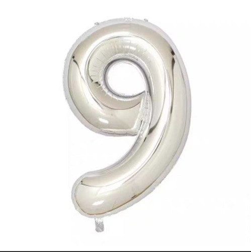 32-inch imitation American digital aluminum film balloon party photo scene layout props thin version birthday balloon decoration wholesale