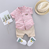 Summer clothing, cartoon cute set, children's summer shirt, 0-1-3 years, children's clothing