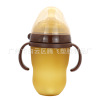 Children's silica gel antibacterial feeding bottle, anti-colic handle for breastfeeding, against bloating