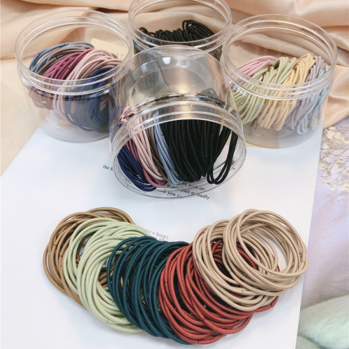 Trendy Instagram-inspired boho-style hair ties for women: elastic hair bands, durable adult rubber bands, and chic headwear accessories