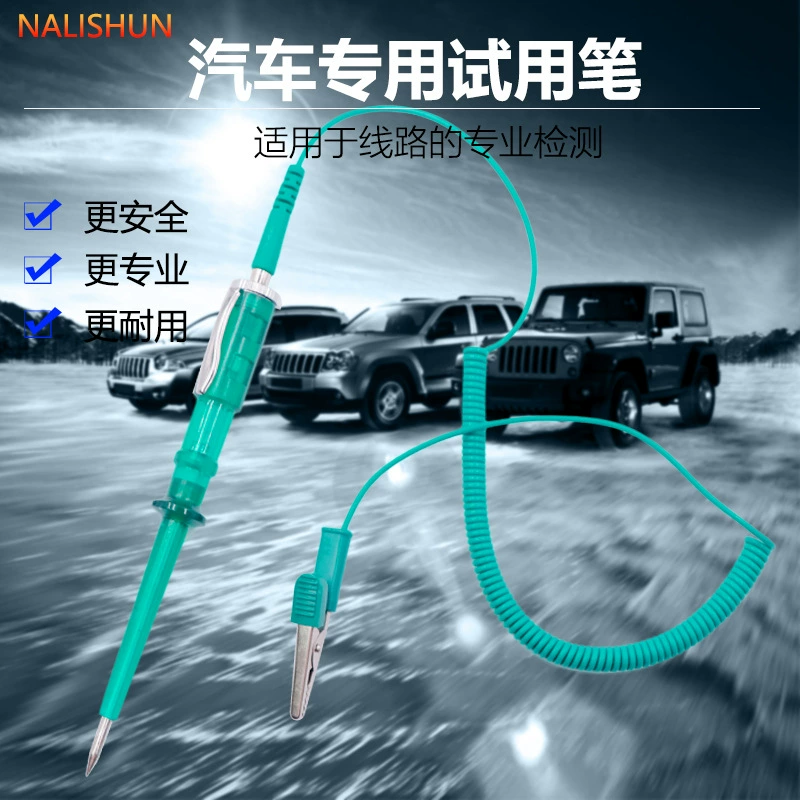 6-24 В тестовая лампа зеленый пружинный провод электрический письменный тест электрическая ручка Схема электрическая измерительная ручка электрическая Ручка Авто ремонт авто инструмент защиты