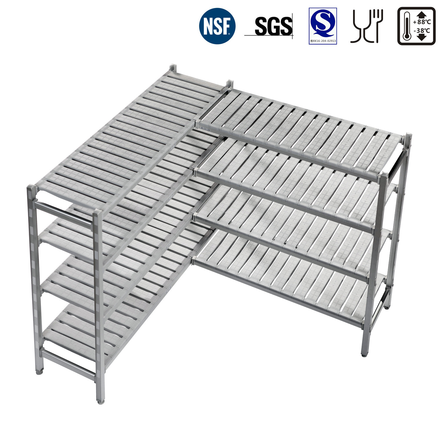 金德铝合金货架 铝合金层架 冷库适用铝合金层架 轻便防锈易清洗