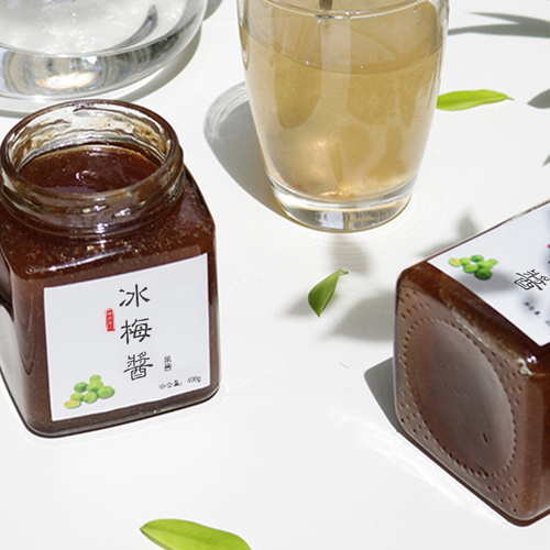 Jiamei Sour Plum Paste, Ume Fruit Jam, Roast Duck, Roast Goose, Dipping Sauce, Sweet and Sour Ice Plum Sauce 400g, Handmade Plum Paste