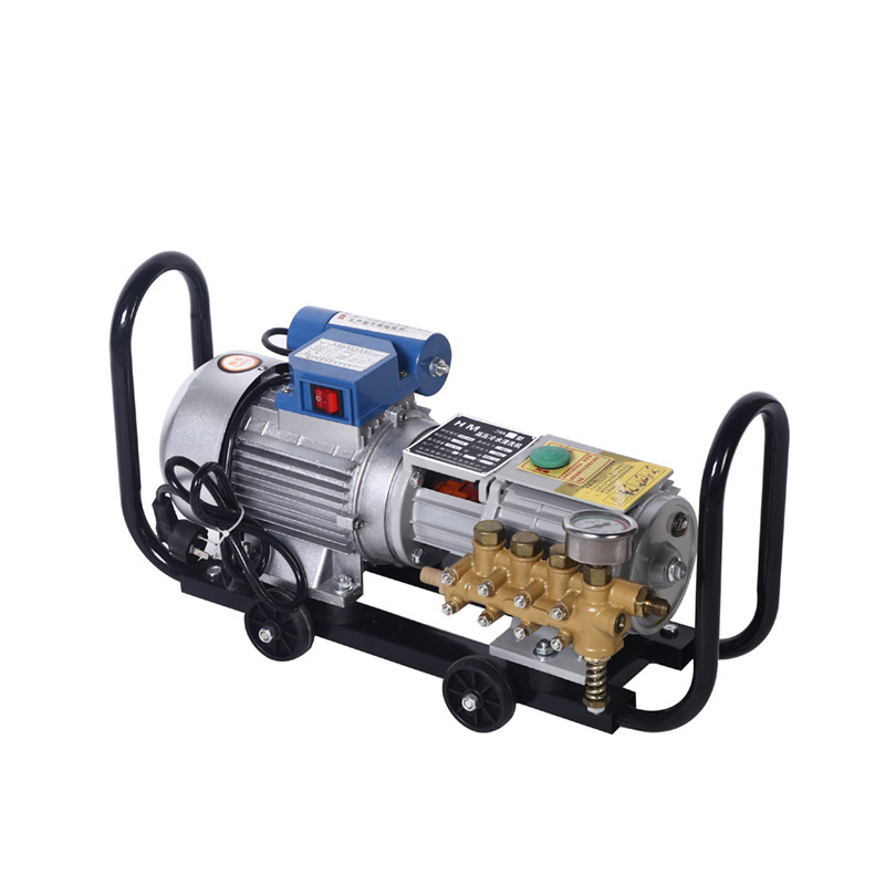 Household mobile high-pressure cold water washing machine with wheels portable self-priming washing machine small car washer Household mobile high-pressure cold water washing machine with wheels portable self-priming washing machine small car washer