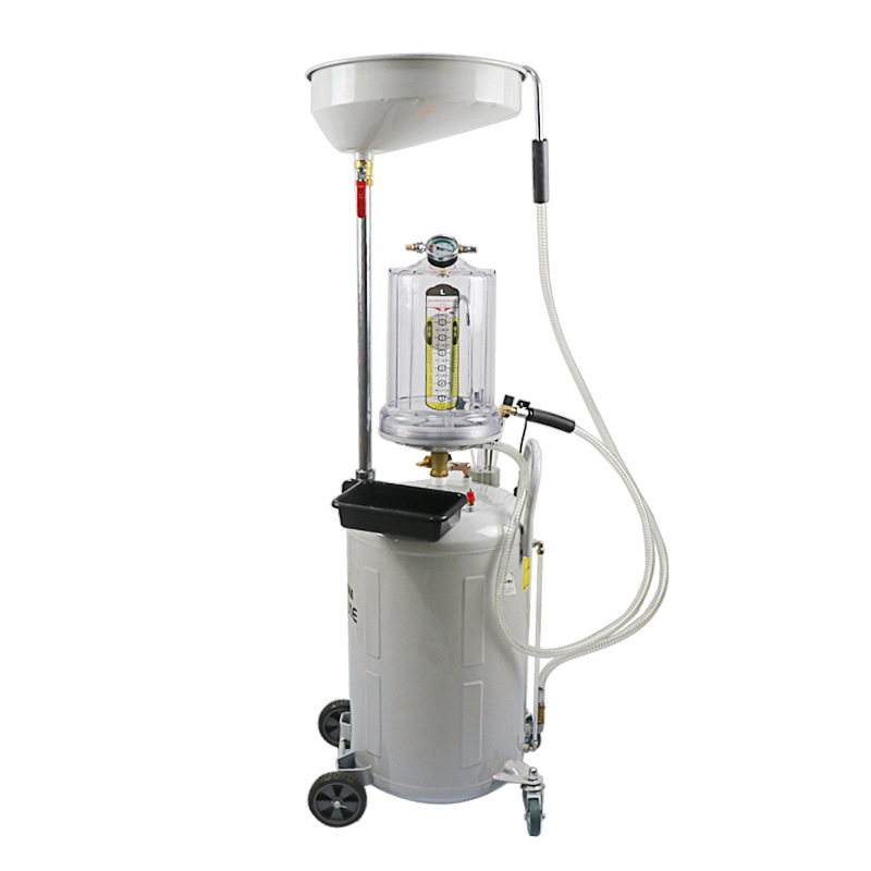 Colector de aceite de desecho neumático de gran capacidad de 80 litros, colector de aceite de motor, colector de aceite