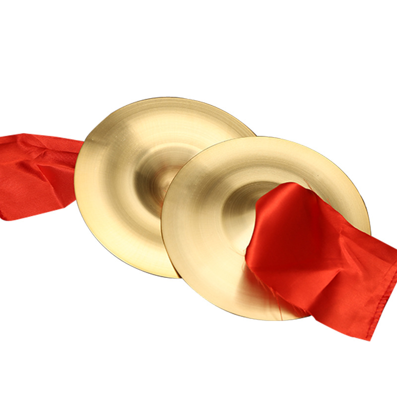 Venta directa de fábrica brillante pequeño cepillo de cobre 9cm 15cm 22cm tres oraciones y medio accesorios Gong cepillo de tambor entrega de una pieza