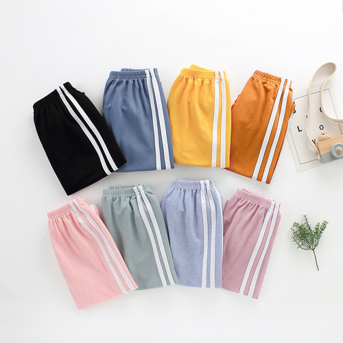 Children's mosquito-proof pants thin spring and autumn 2018 new style baby pajamas women's children's wear boys pants spring lantern pants summer