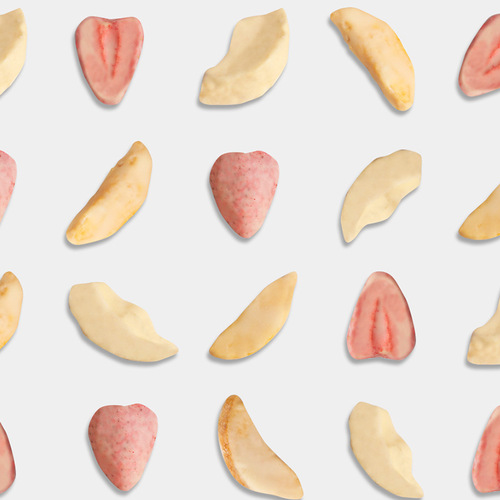 Fasimiyu Freeze-dried Strawberry Snack, 40g Chocolate-dipped Freeze-dried Strawberry