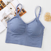 Summer wireless bra, top with cups, bra top, tube top, protective underware, tank top, beautiful back, internet celebrity