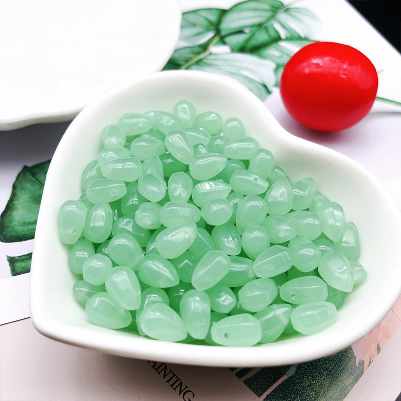 Venta al por mayor checa esmalte agua gota perlas 6*9 gota de agua gradiente pétalo borla colgante hecho a mano DIY horquilla material Accesorios