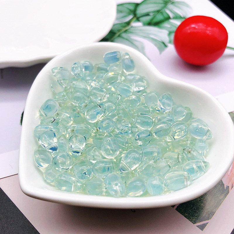 Venta al por mayor checa esmalte agua gota perlas 6*9 gota de agua gradiente pétalo borla colgante hecho a mano DIY horquilla material Accesorios