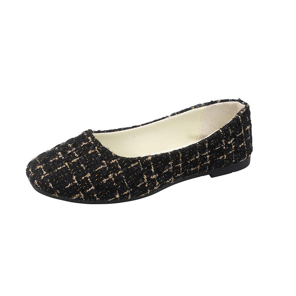 Summer universal shoes square toe flat