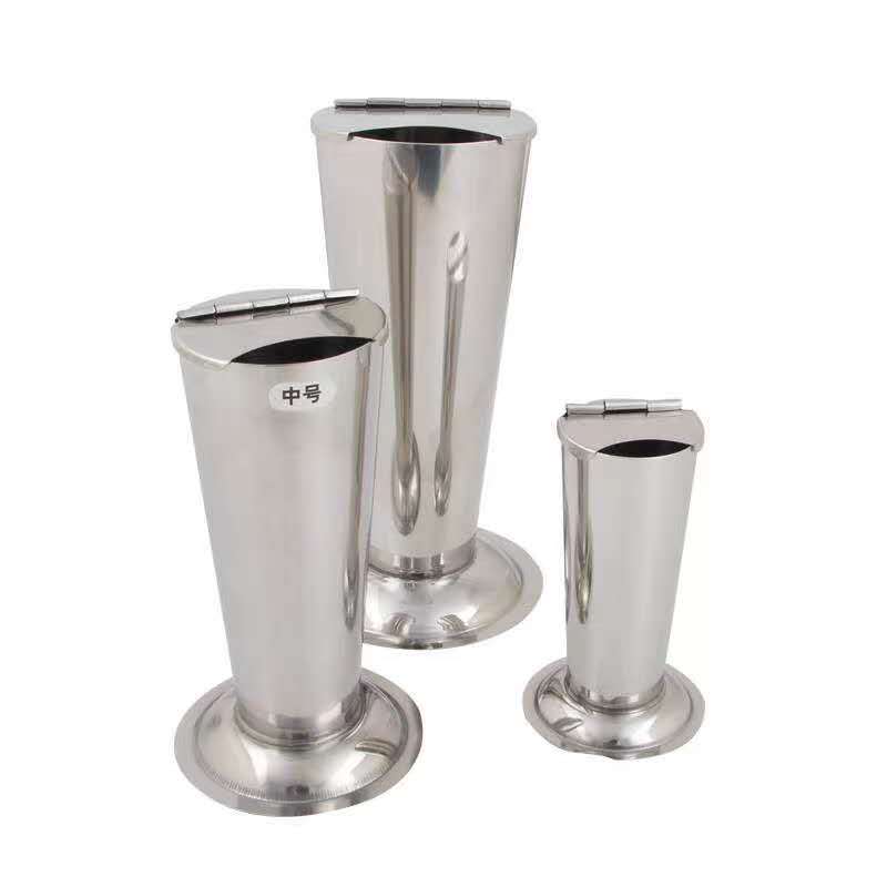 304医用不锈钢镊子筒泡镊桶镊子消毒容器带盖筒尖头密封