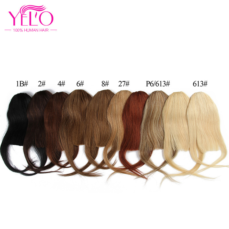 Cross-Border Wig European and American Real Hair Wig with Bangs, Fake Bangs, Natural Invisible Seamless Bangs Wig, Real Hair Cross-Border Wig European and American Real Hair Wig with Bangs, Fake Bangs, Natural Invisible Seamless Bangs Wig, Real Hair