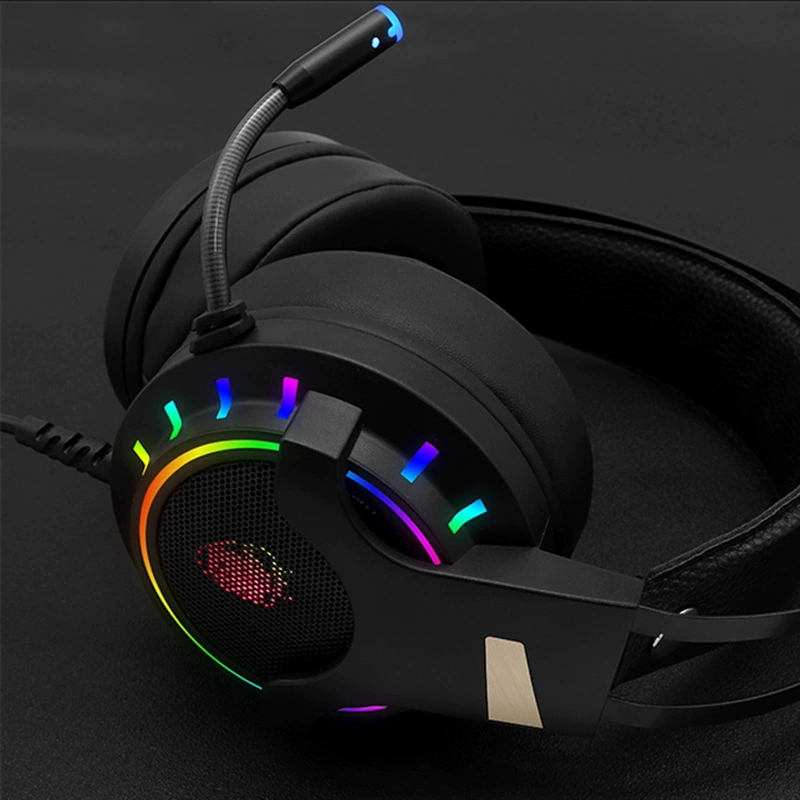 Tuyin K3 USB 7.1 RGB гарнитура для киберспорта и Интернет-кафе, настольного ПК, с RGB-подсветкой,