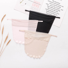 桑蚕丝真丝防走光神器隐形胸片女性感内搭遮胸蕾丝花边一片式抹胸