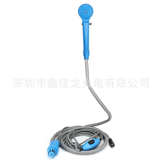 厂家直销12v车载淋浴器户外花洒喷头野外沐浴器电动一件代发批发