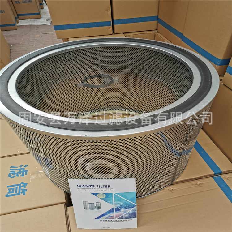 万泽现货供应污水处理厂鼓风机粗效除尘滤芯 风机不锈钢滤芯