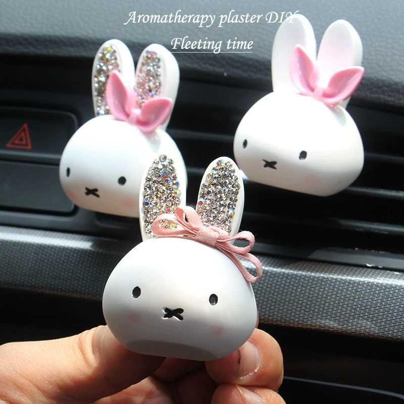 Автомобильные принадлежности креативные новые Автомобильные Духи Алмазный встроенный miferabbit зажим для выпуска воздуха Автомобильные Духи интерьер автомобиля