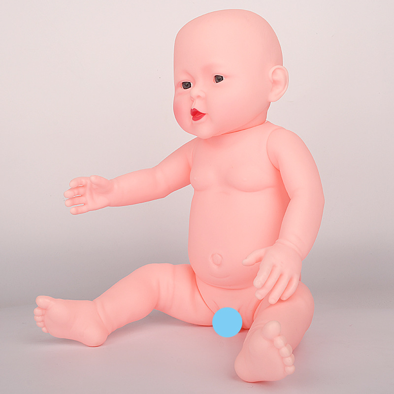 시뮬레이션 아기 인형 모델 가정 경제학 문타임 보육 교사 훈련 교구 가짜 소품 전체 부드러운 고무 목욕 모델