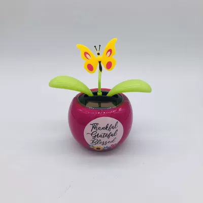 Factory supply new solar Car ornaments - 2-butterflies