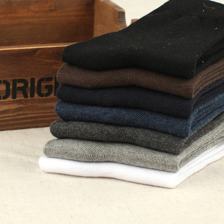 Xiluge Socks Men's Special Price Solid Color Men's Socks Business Cotton Socks Wholesale Factory Direct Sales