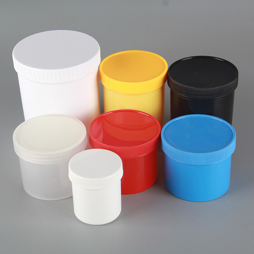 Wholesale 250ml/500ml/1000ml thick plastic sealed jar wide mouth plastic bucket