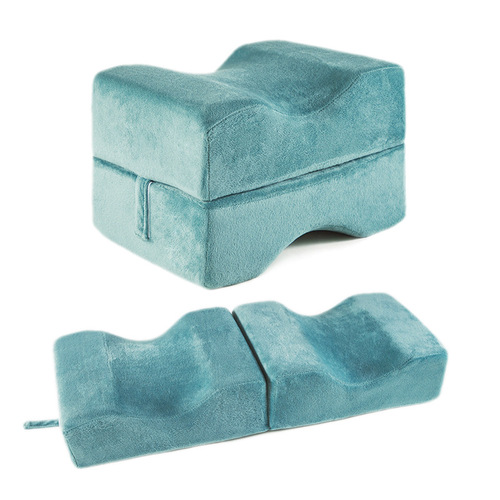 Cross-border Amazon detachable memory foam leg pillow folding leg pillow multifunctional knee pillow wholesale