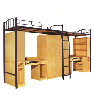 Conjoined Combination Mother-child Apartment Bed Double Bed Lower Table School Dormitory Apartment Bed