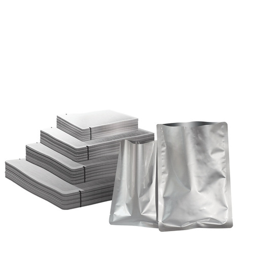 Thickened aluminum foil bags Aluminum foil vacuum bags Food packaging bags Tea bags Pure aluminum packaging bags Aluminized bags