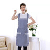 Fashionable double-layer apron, kitchen for food, bib for princess, overall, Korean style