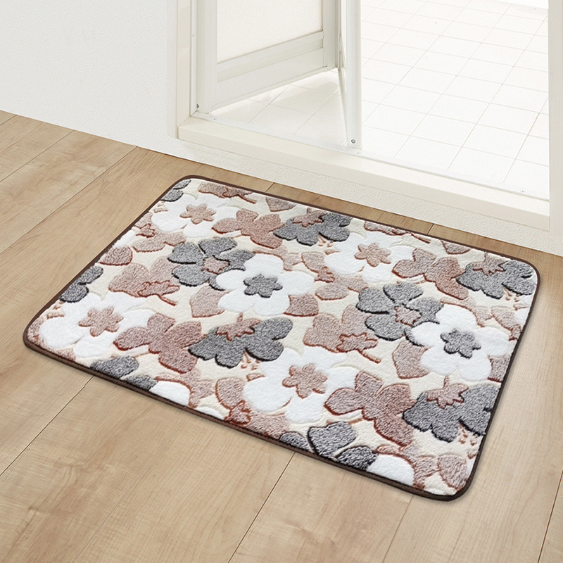 Multi-purpose bathroom floor mat door mat kitchen hall entrance absorbent carpet toilet non-slip foot mat multi-style