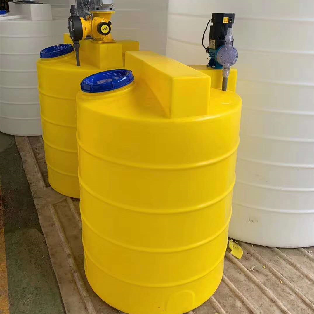 厂家直销300升搅拌桶500升PE加药箱带搅拌电机1000升洗衣液搅拌桶