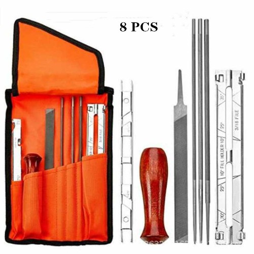 优质布袋锉刀套装 链锯锉支架 锉刀架子 汽油锯锉刀