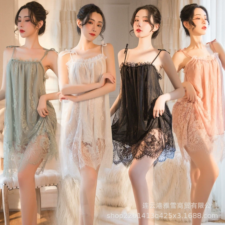 Слабая сексуальная пижама женская летняя сладкая горячая любовь частный дом производитель внешней торговли